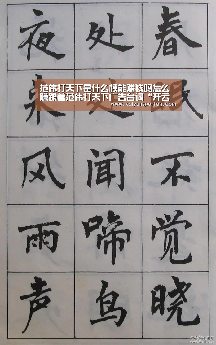 范伟打天下是什么梗能赚钱吗怎么赚跟着范伟打天下广告台词“开云登录”(图1) 开云体育官网